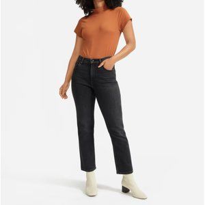 Everlane The Cheeky Bootcut Jean in Washed Black